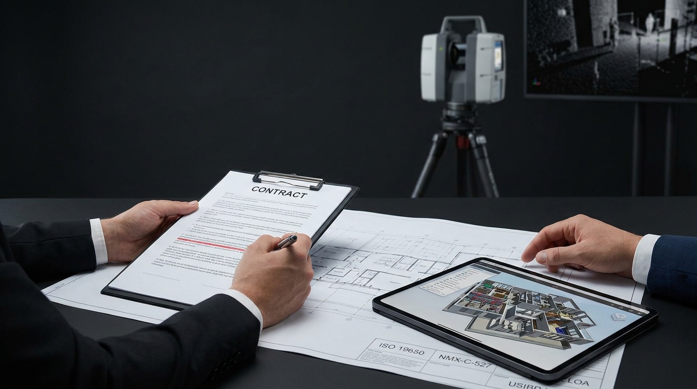 ISO 19650 y USIBD LOA: Cómo Reducir el Riesgo Contractual con Datos BIM Confiables